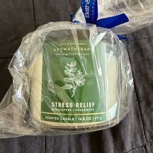 NIP Bath & Body Works Stress Relief Candle